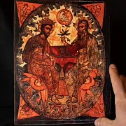 Икона "Троица Новозаветная " в подарок — фотография 2