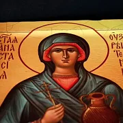 В подарок: Деревянная Икона "Св. Анастасия Узорошительница" — фотография 3