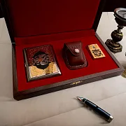 Подарочный набор "Портсигар, зажигалка, чехол". Златоуст — фотография 8