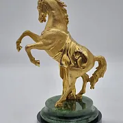 На память: Статуэтка «Конь 1» из бронзы, 85×140×175 мм — фотография 2