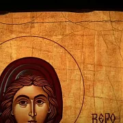 Деревянная Икона "Святая Вероника" в подарок — фотография 4