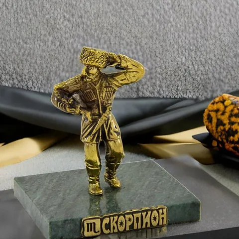 На память: Бронзовая статуэтка «Знак зодиака Скорпион»