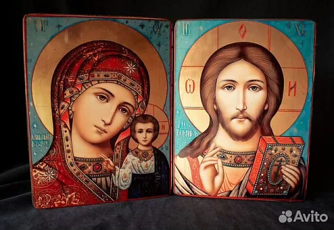Венчальная пара. Иконы — красивый подарок