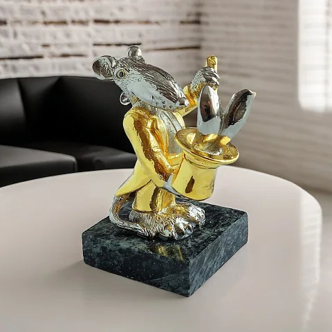 Статуэтка из бронзы «Крыса-фокусник» — красивый подарок