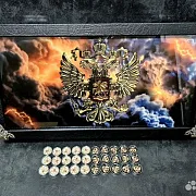 Подарочные нарды под стеклом «Держава» — фотография 10