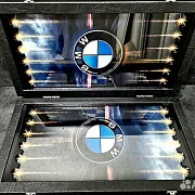 В подарок: Нарды под стеклом «BMW M5 Ангельские глазки» — фотография 5