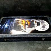 Подарочные нарды под стеклом «Корабль Призрак» — фотография 7