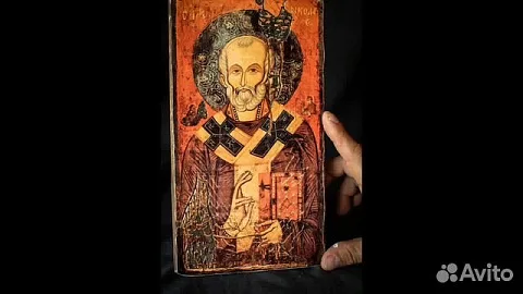 Св. Николай Чудотворец. Икона. Дерев — оригинальный подарок