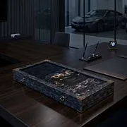 Нарды под стеклом «BMW» — красивый подарок — фотография 6