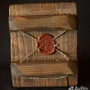 На память: Икона деревянная "Ангел Хранитель" 15*12 см — фотография 2
