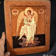 Икона деревянная "Ангел Хранитель" в подарок — фотография 3