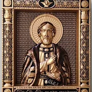 Икона резная Роман Рязанский — красивый подарок — фотография 2