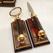 Письменный набор "Яшмовый" № 2. Златоуст — оригинальный подарок — фотография 2