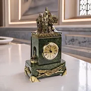 Настольные часы с тремя богатырями — необычный подарок — фотография 1