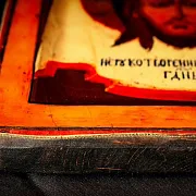 Икона старообрядческая "Спас Нерукотворный" — оригинальный подарок — фотография 7
