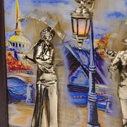 Ключница «Пара. Набережная. Мост» с подсветкой — оригинальный подарок — фотография 10