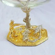 Бокал для коньяка «Охота на кабана» — красивый подарок — фотография 4