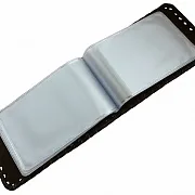 Подарочная кожаная визитница «Две столицы». Златоуст — фотография 2