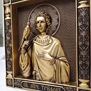 Икона Резная Святой Трифан — необычный подарок — фотография 8