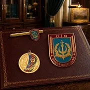 Подарочные сувениры с символикой МВД Азербайджана — фотография 1