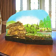 Подарочный сувенир «Магистраль» из бронзы и камня — фотография 1