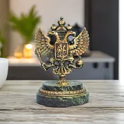 Бронзовая статуэтка «Герб Российский» — необычный подарок — фотография 1