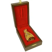 Колокольчик «Теремок» с золочением — оригинальный подарок — фотография 4