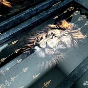 Нарды под стеклом «Львиное сердце» — необычный подарок — фотография 6
