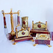 В подарок: Письменный набор "Яшмовый". Златоуст — фотография 2