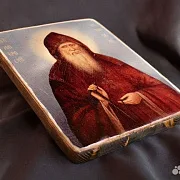 Икона "Святой преподобный Амвросий Оптинский" — необычный подарок — фотография 3